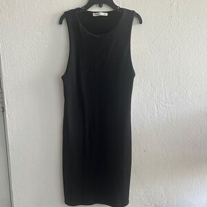Zara Classic Black knitted Mini Dress